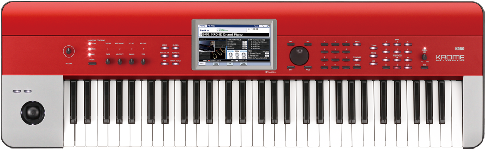 Keyboard Workstation - Korg Krome 61 (1000x400), Png Download