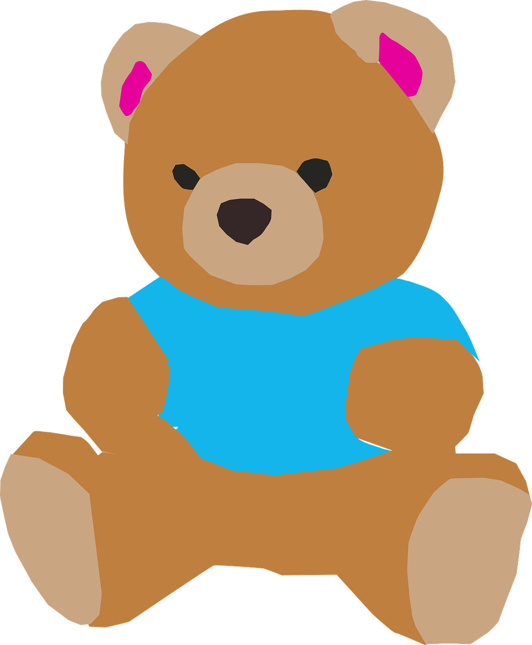 Teddy Bear Teddy Bear Toy Png Image - Stuffed Animal Sleepover Clipart (1055x1280), Png Download