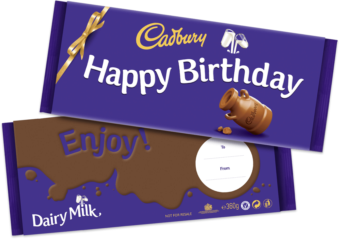 Beautiful Birthday Gift Images 1829828 Pictures - Happy Birthday Cadbury Chocolate (1200x1200), Png Download
