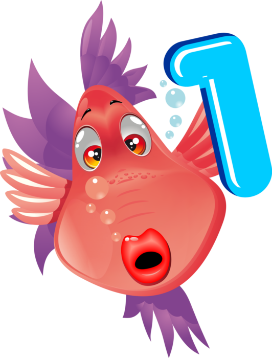 Daycare Themes - Numero 1 Fundo Do Mar (532x700), Png Download
