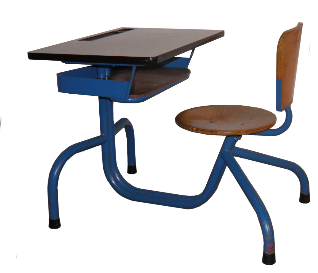 School Desk On Hold - End Table (1280x960), Png Download