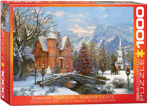 Holiday Lights - Eurographics Holiday Lights By Dominic Davison Puzzle (500x500), Png Download