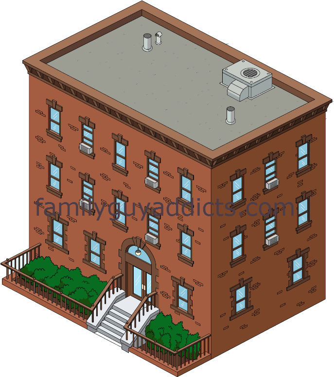 Jillians Apartment Building - Building (736x806), Png Download