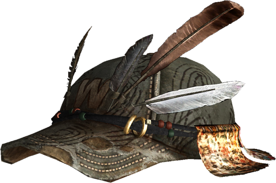 Chalks Headdress - Fallout New Vegas Headwear (987x690), Png Download