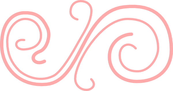 Peach Swirl Png (600x316), Png Download