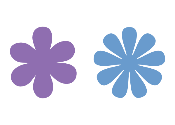 Printable Eight Petal Flower Template Mike Folkerth - Flower Svg (600x428), Png Download