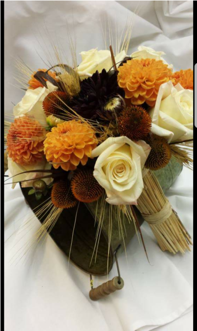 Rustic Fall Bouquet - Autumn (600x674), Png Download