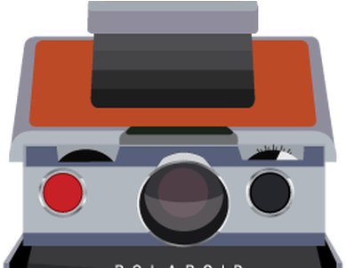 Vintage Polaroid Camera Png - Photograph (450x300), Png Download