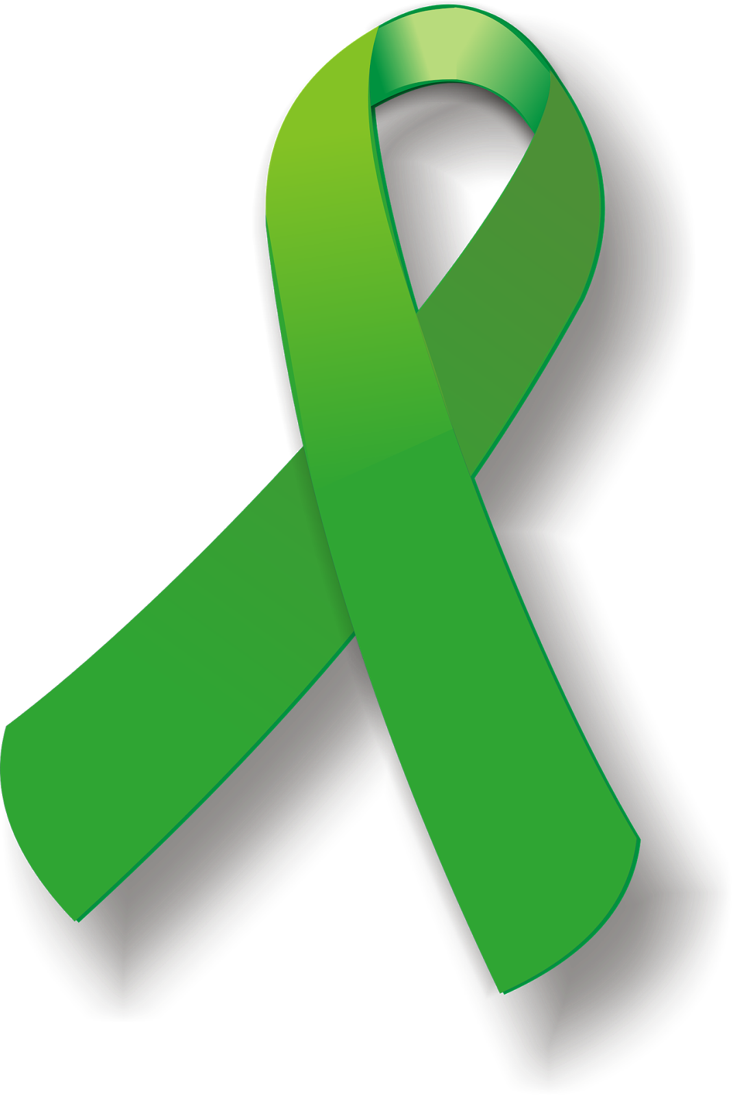 Green Ribbon - Glaucoma Awareness Month 2017 (856x1280), Png Download
