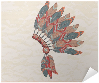 Vector Illustration Of Native American Indian Chief - Native American Indian Boho (400x400), Png Download