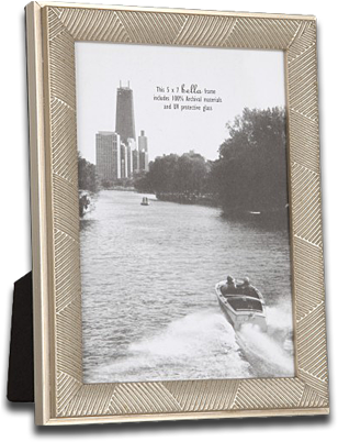 Bela Warm Silver Comb - Desk Photo Frame Png (310x420), Png Download
