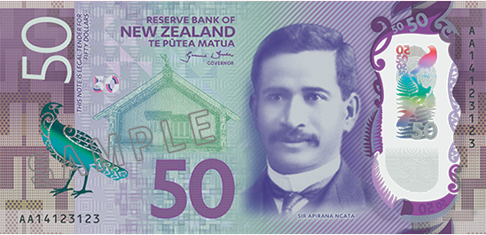 New Zealand 20 Dollar Back - New Zealand 50 Dollar Note (548x265), Png Download