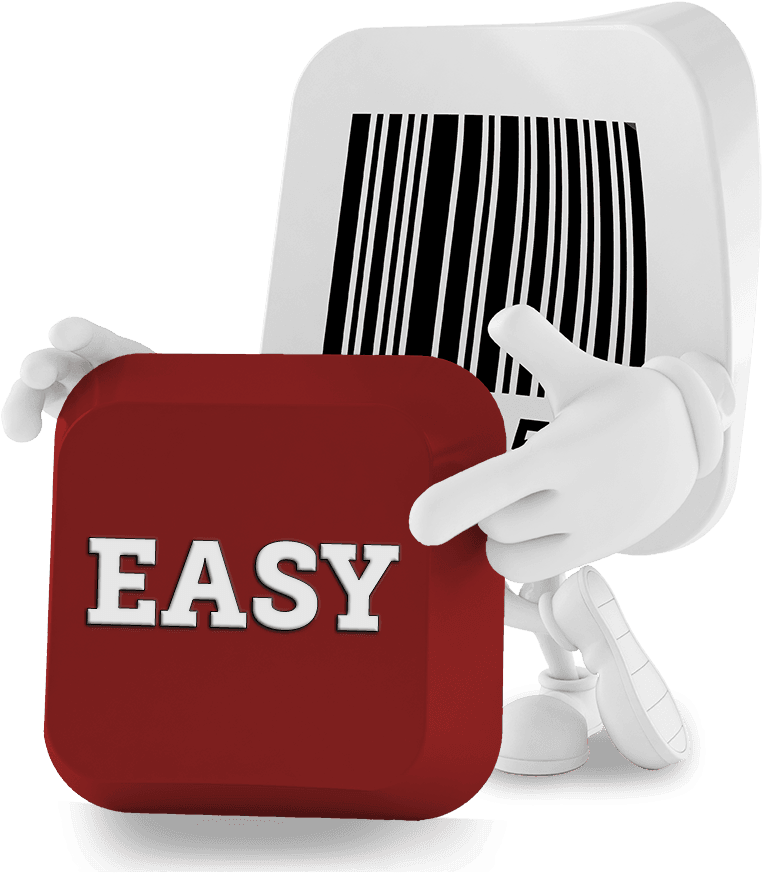We're Your Upc Easy Button - Ez Upc (820x946), Png Download