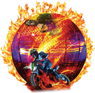 Fireball - Mizpah Shrine Circus (415x368), Png Download