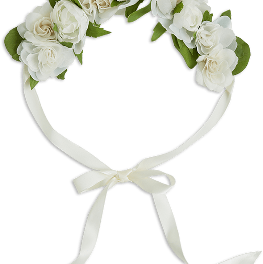 Colorful White Flower Crown Transparent Pictures Top - White (1368x855), Png Download