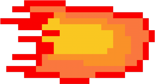 Fireball Clipart Pixel Sprite - Hama Beads Super Man (640x480), Png Download