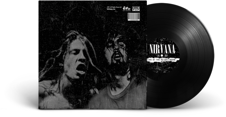 Nirvana Back Cover (1000x693), Png Download
