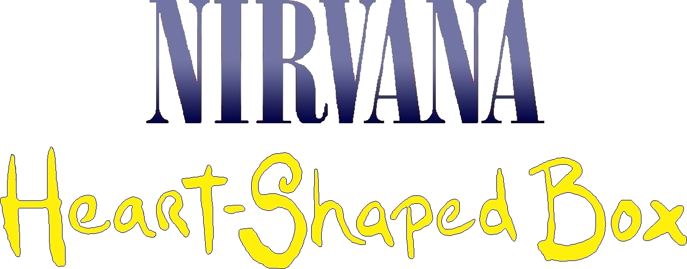 Nirvana Heart Shaped Box - Nirvana Heart Shaped Box Png (1373x537), Png Download