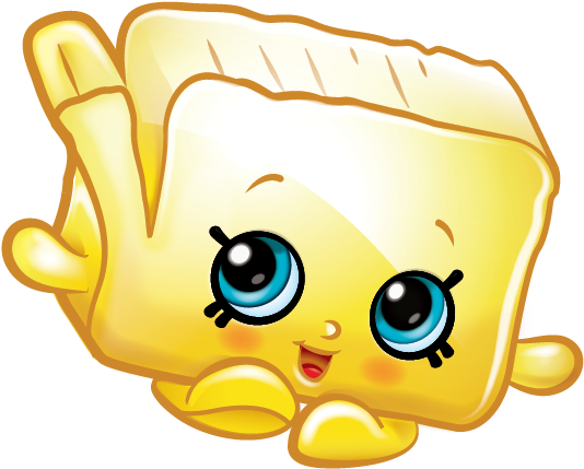 Betsy Butter Art - Shopkins Butter (577x496), Png Download