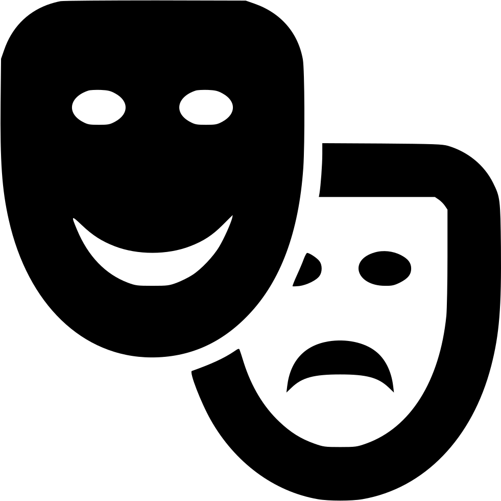 Theatre Masks - - Genre Icon (981x980), Png Download