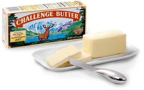 Butter Png - Challenge Butter - 16 Oz Box (500x315), Png Download