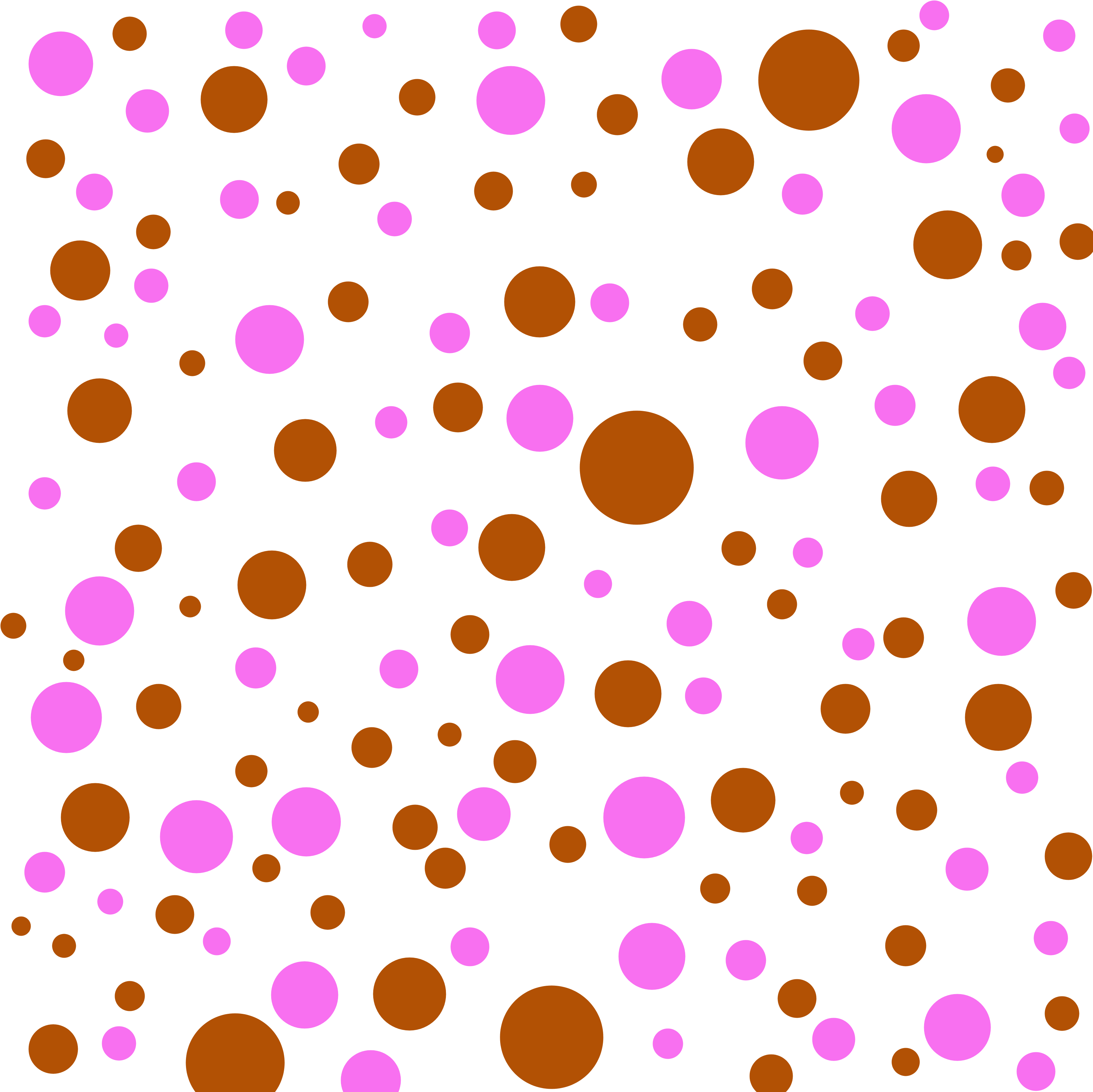 Patterns Brown Pink Polka Dots 1212724 - Menu Planner For The Week: Note Pad Journal With Shopping (3400x3400), Png Download
