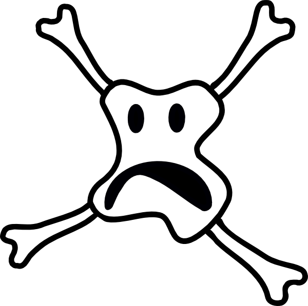 Free Vector Scary Smiley Skull Clip Art - Cal Fire Local 2881 (600x597), Png Download