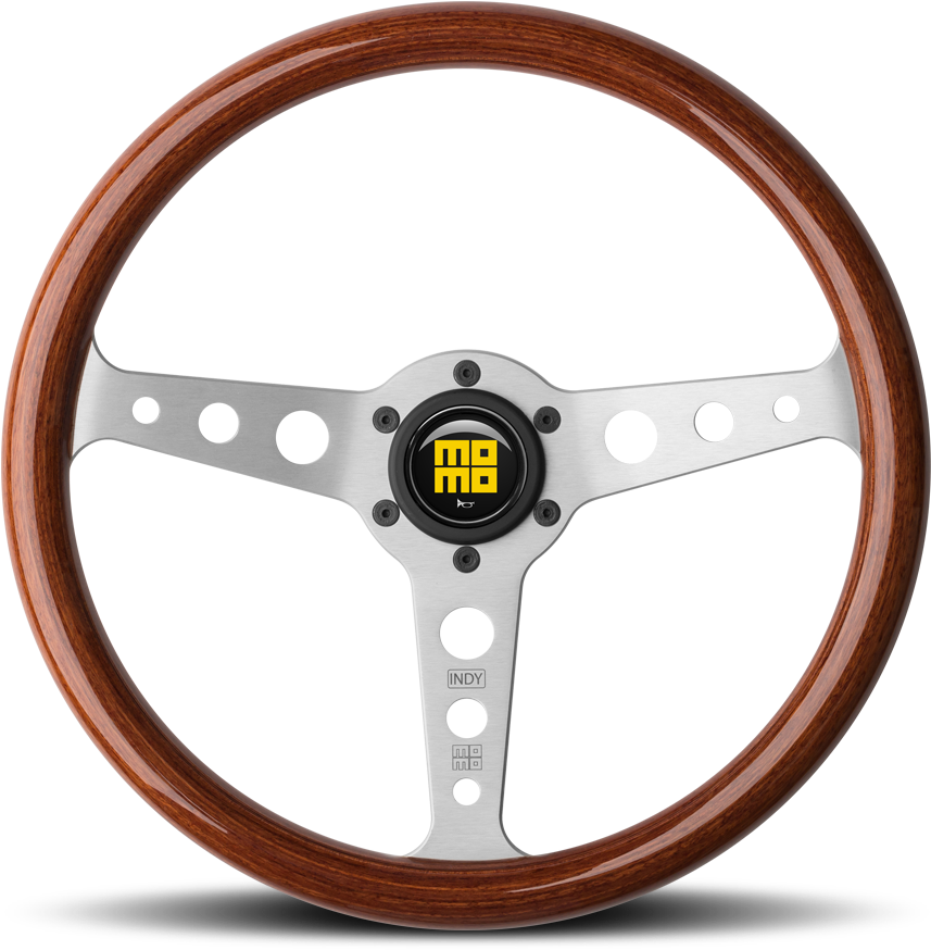 Momo Heritage Indy Wood Steering Wheel - Momo Steering Wheel (1200x992), Png Download