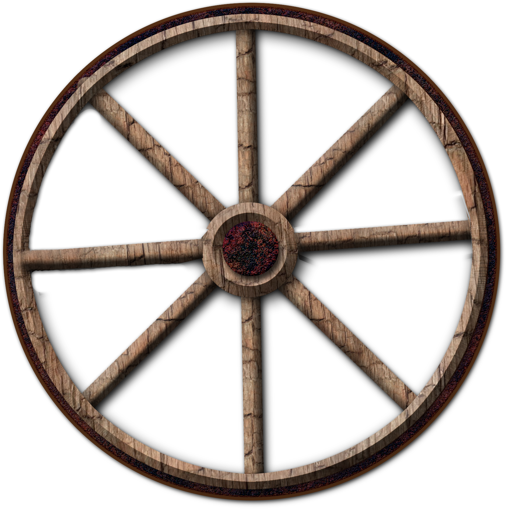 Wagon Look At Clip Art Images Wagonwheel - Wagon Wheel Png (1956x1865), Png Download