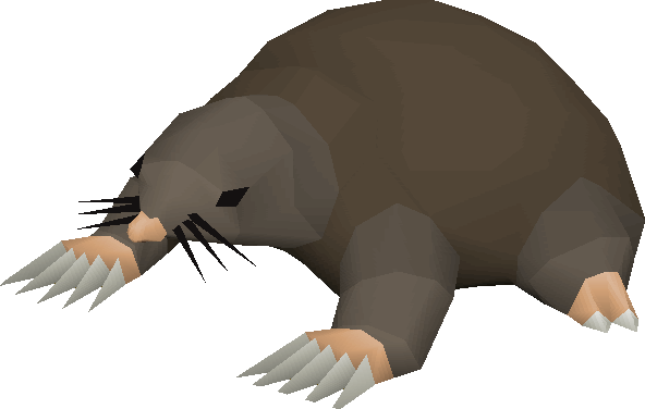Giant Mole - Runescape Mole (592x376), Png Download