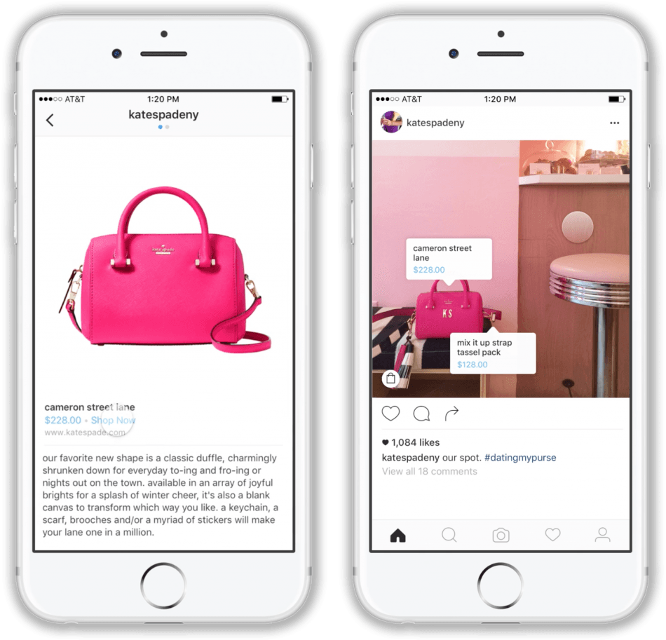 You Can Tag A Product On Instagram And Let Your Followers - Kate Spade Cameron Street Lane Bag (1024x986), Png Download