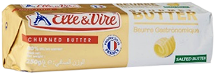 Elle & Vire Gourmet Butter Salted - Biscuit (325x415), Png Download