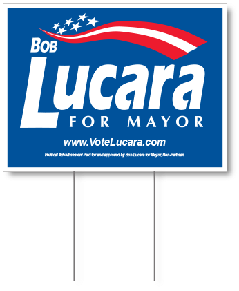 Click On The Image To Go To Pricing Info - Political Yard Sign Png (576x432), Png Download