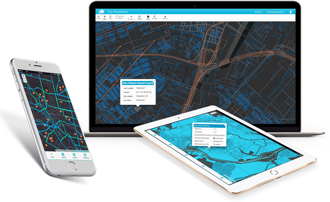 Gis Cloud Is A Complete Mapping Solution For - Smartphone (1100x696), Png Download
