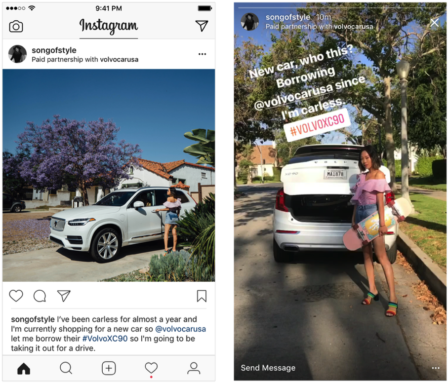 Below Are Examples Of How This New Requirement Would - Instagram Paid Partnership Feature (977x844), Png Download