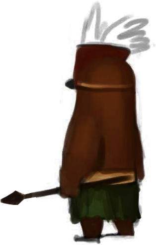 Water Moles Inhabit The Floating Land In Celestia In - Illustration (321x498), Png Download