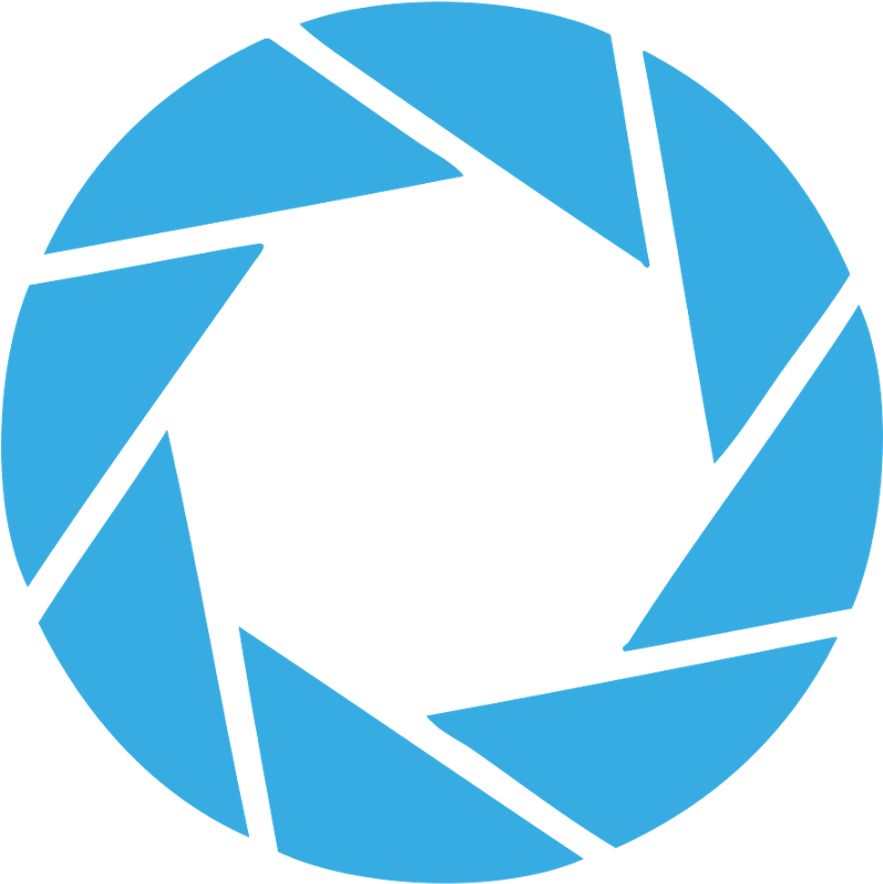 Aperture Science Portal Logo Png Library Stock - Portal Aperture Logo (1600x1067), Png Download