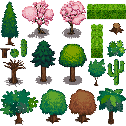 Plant Repack - Tile-based Video Game (416x416), Png Download
