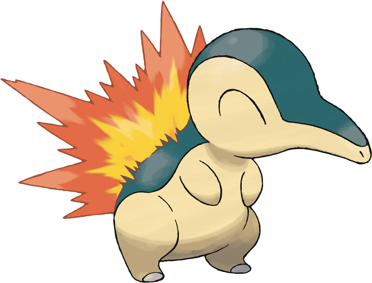 File - 155cyndaquil - Pokémon Heartgold And Soulsilver (1280x1280), Png Download