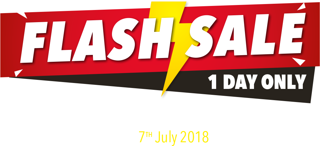 Flash Sale 7th July - 1 Day Flash Sale (1384x515), Png Download