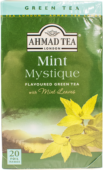 Leave - Ahmad Tea Ahmad Tea Mint Mystique Flavored Green Tea (750x750), Png Download