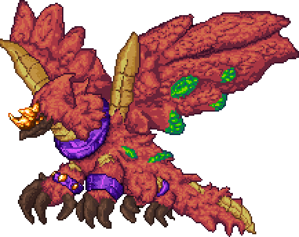 Terraria Calamity Yharon (434x344), Png Download