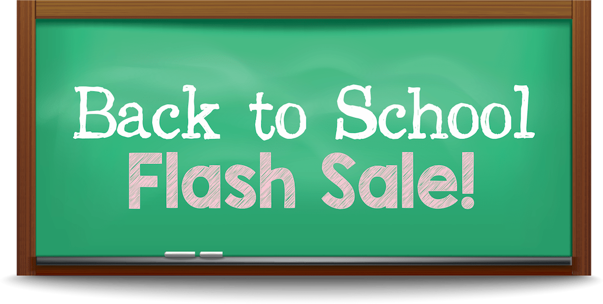 Back To School Flash Sale (1200x605), Png Download