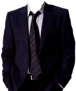 Traje Y Corbata Sin Cabeza - Formal Attire Template Png (400x400), Png Download