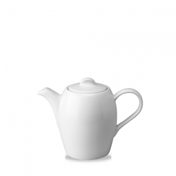 Cafe Teapot - Churchill Plain White Cafe Teapot 12oz (1 X 4) (354x354), Png Download