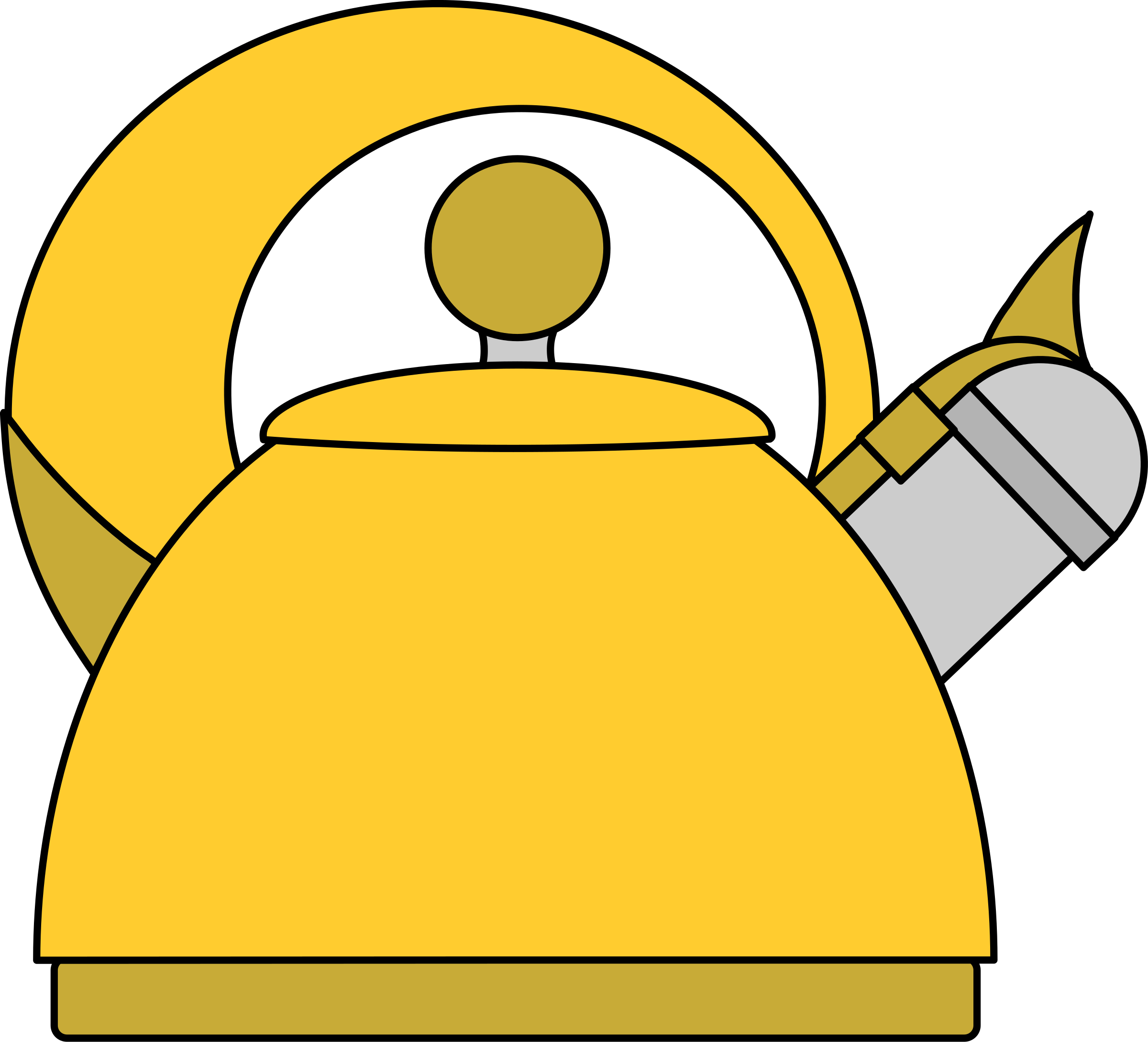 This Free Icons Png Design Of Yellow Teapot (2400x2178), Png Download