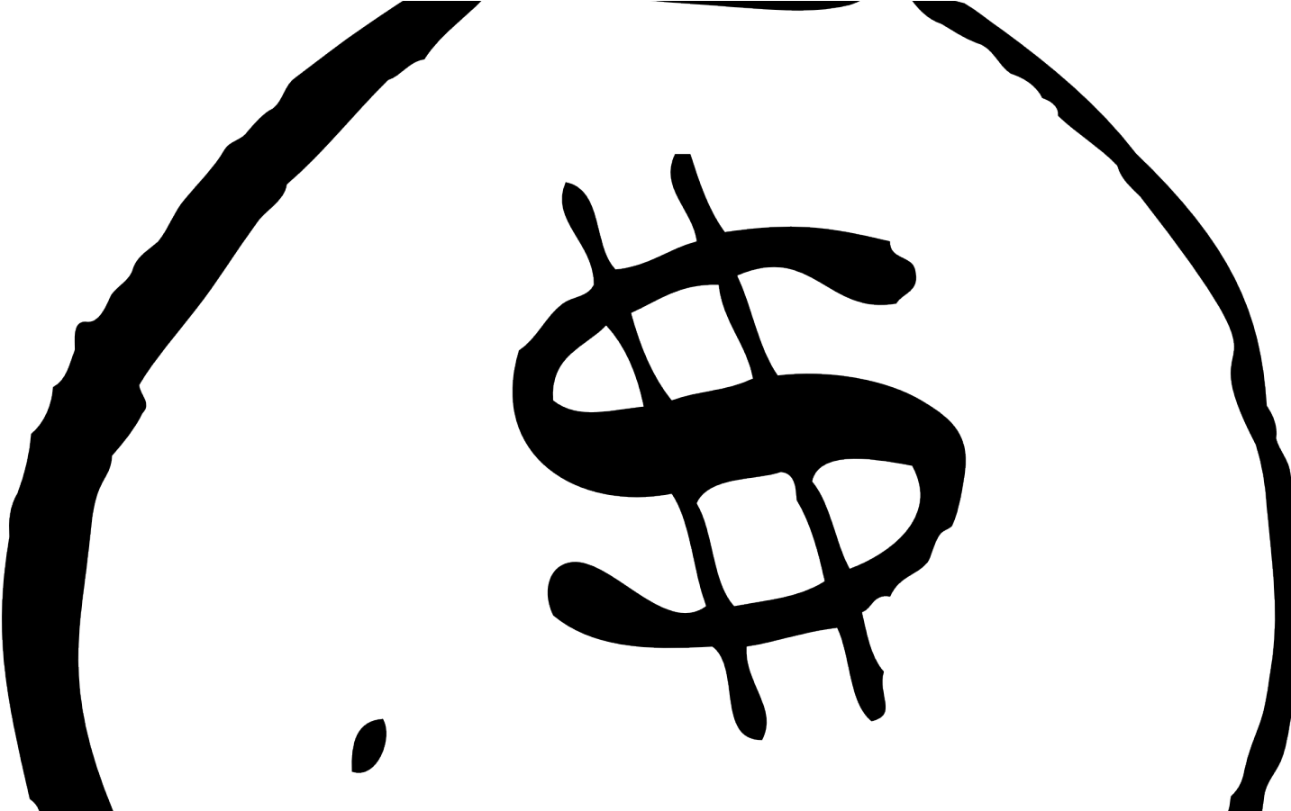 Money Clip Art Cartoon Free For Download On Rpelm Picture - Money Bag Drawing (1440x900), Png Download