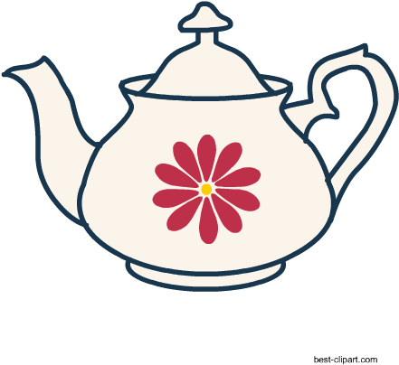 Free Tea Pot Clip Art - Birthday (450x450), Png Download