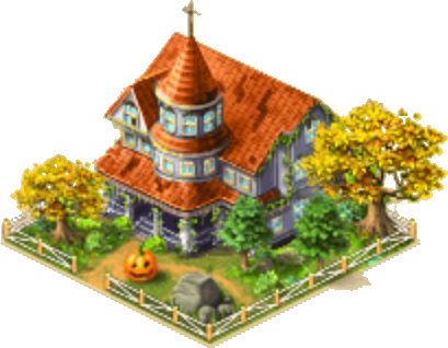 Haunted Mansion - Pagoda (409x318), Png Download