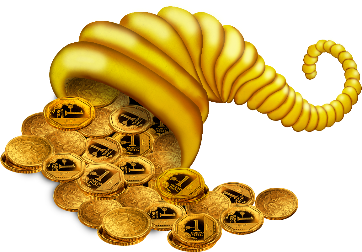 La Cornucopia - Cornucopia De Ouro Png (1225x838), Png Download